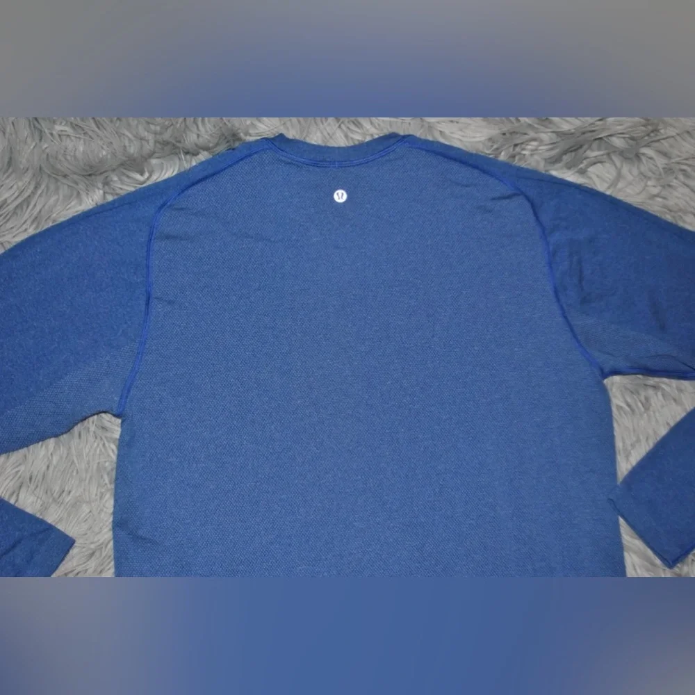 LULULEMON Vent Tech Mens Blue Long Sleeve Athletic L